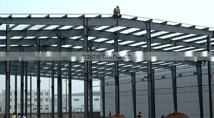 galvanized steel structure plant/small steel plant