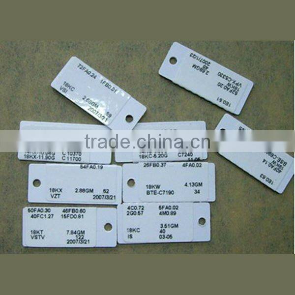 HYTSJ15 HF Adhesive RFID hf jewelry inventory management Tag(ISO 15693,13.56MHZ) 50*50mm