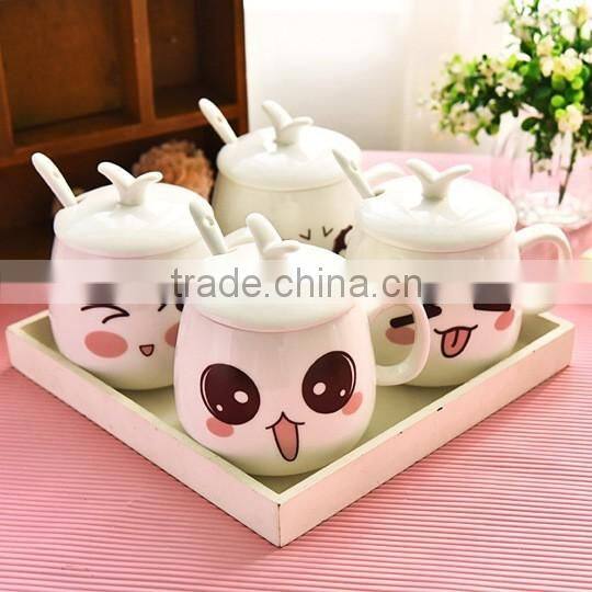 Happy promotional ceramic mugs