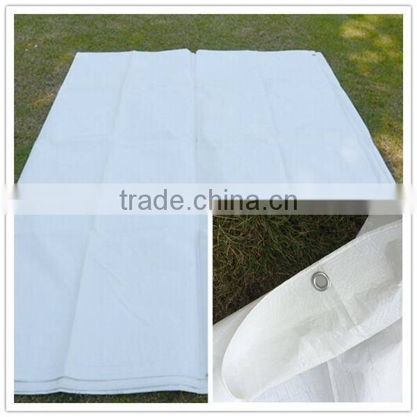 100% waterproof cross lamination technique plastic pool cover / cross laminated tarpaulin