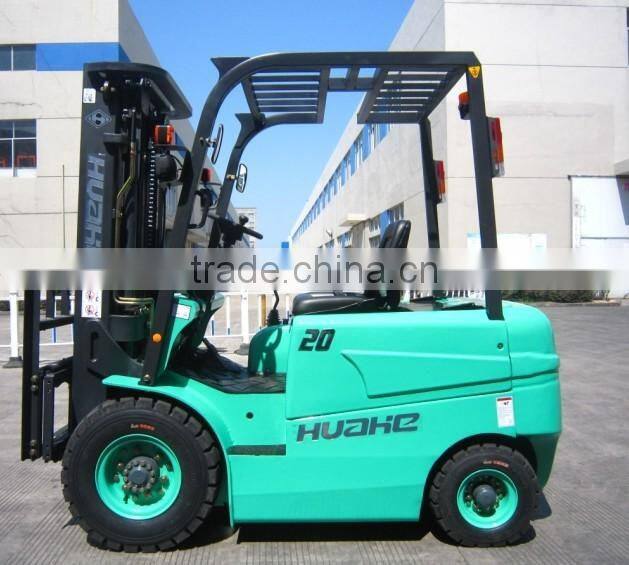 AC/DC Motor 3000kg electric battery forklift with 3 stage mast