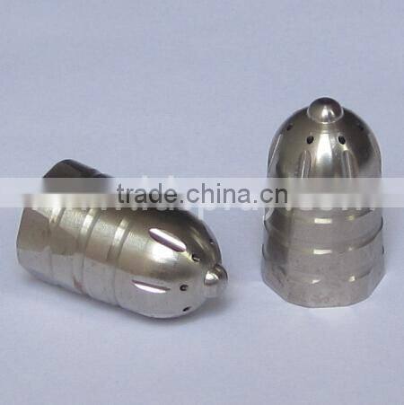 Female SS or ALUM windjet air spray jet nozzles with 6 grooves