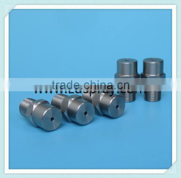 Stainless steel SS brass 0 degree flat fan liquid flow spray nozzles