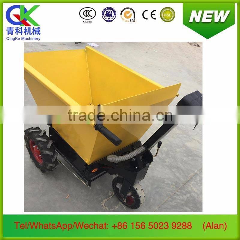 handhold electric wheel barrow trolley for construction site cargo