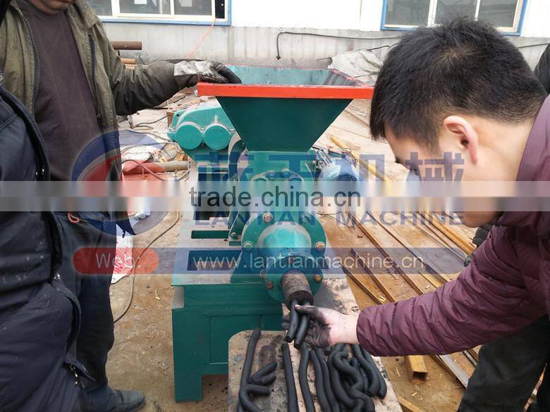 A wet pulverized coal extruded rod machine / Coal rod machine