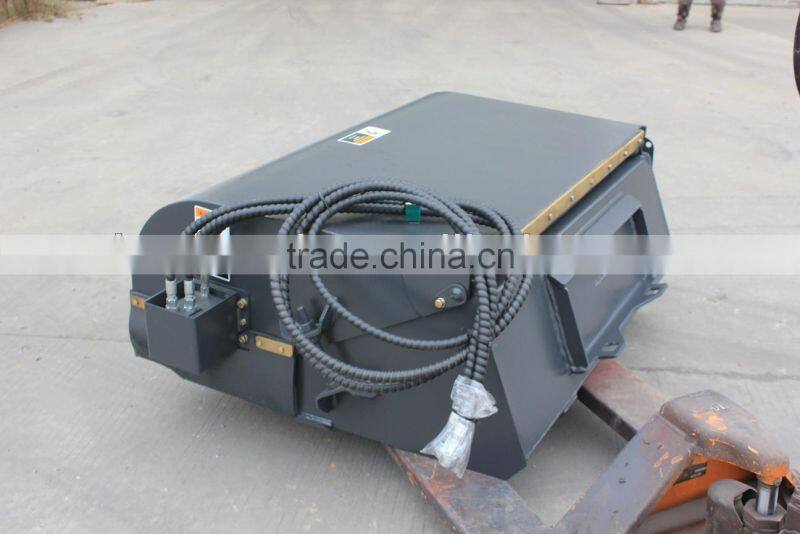 mini street sweeper for skid steer loader