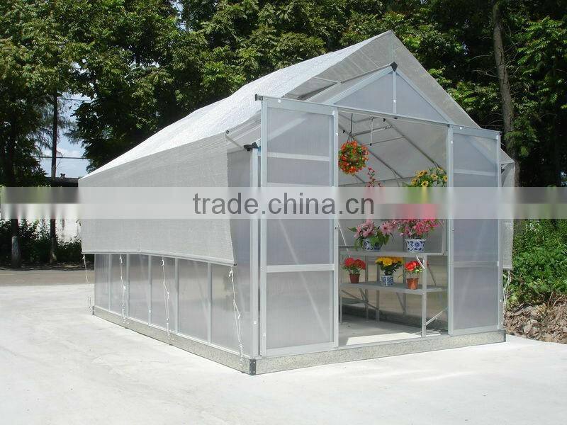 Energy saving greenhouse ventilation solar powered outdoor fans