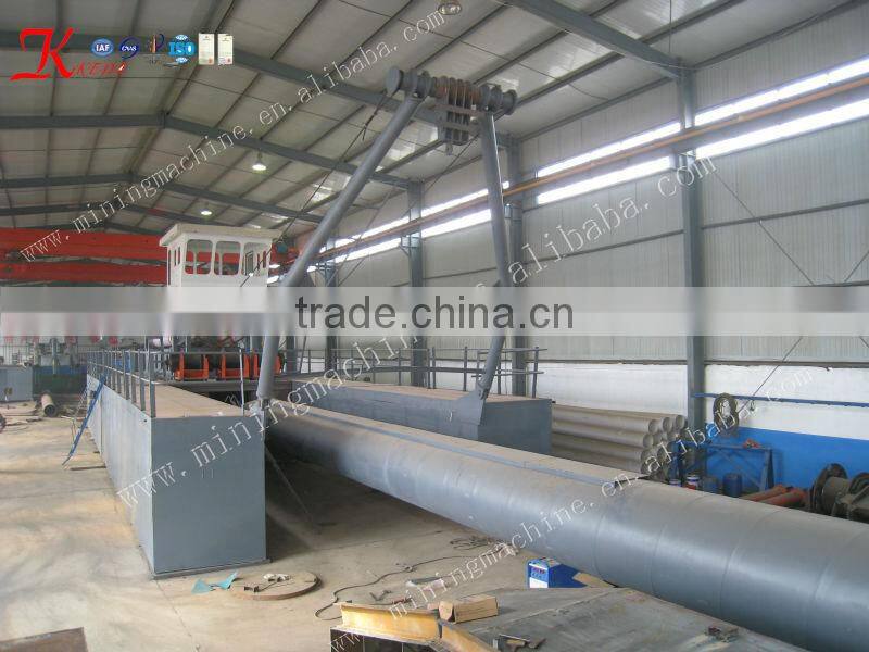Output 200-400cbm/hr cutter suction dredge