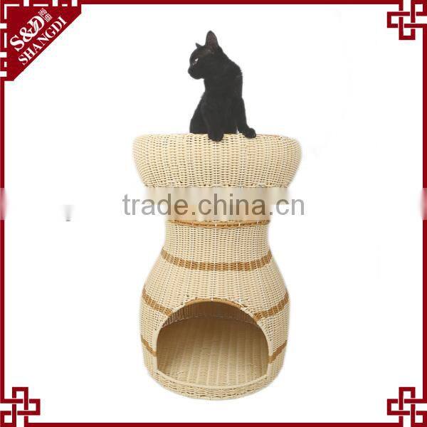 Handmade pet accessories double-deck cozy novelty pet beds