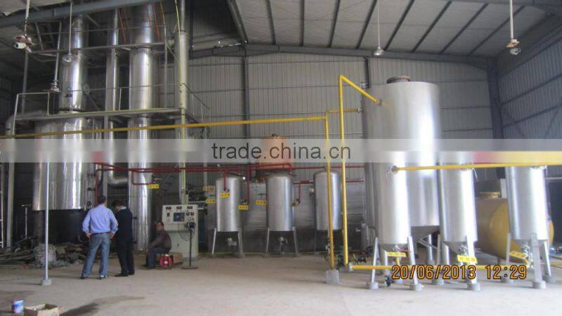2014 latest environmenta waste Diesel Recycling Distillation Plant With Continuous Feeding and Continuous Slagging