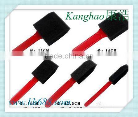 wood handle sponge brush,children using sponge brush,handdrawing brush,sponge painting pen