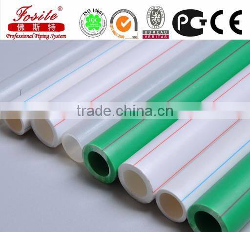 manufactory supply ppr plastic pipe for water