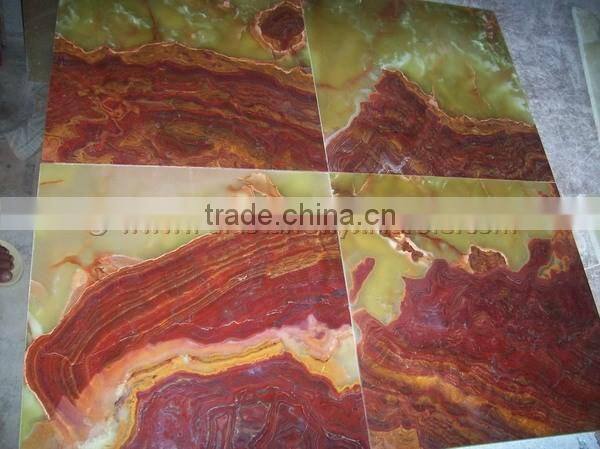 Bottom Price Multi Red Onyx Tiles