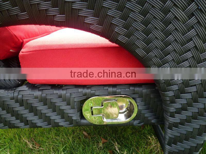 A - patio rattan furniture stylish rattan chaise lounger beach lounger 2063L