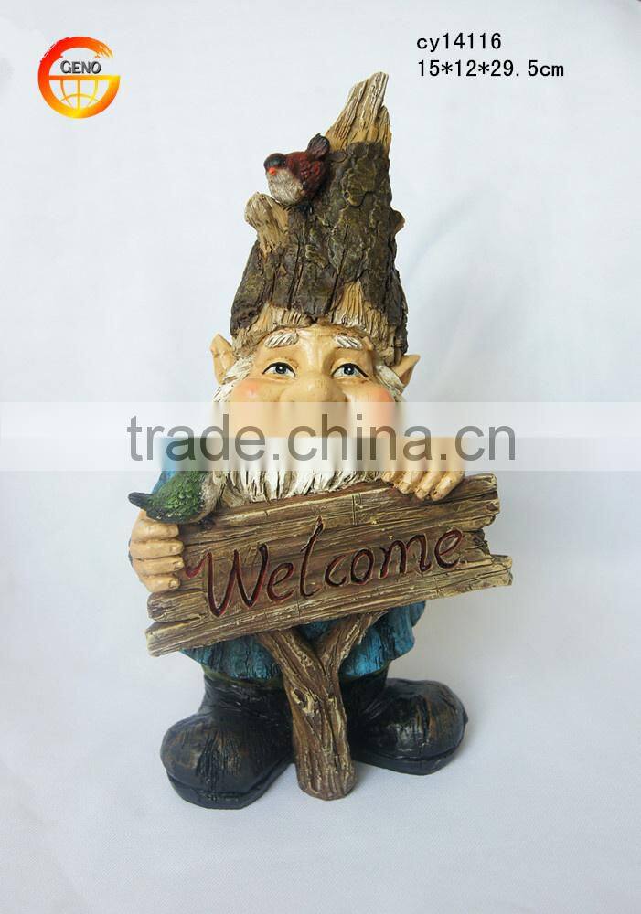 Hot selling resin garden gnome