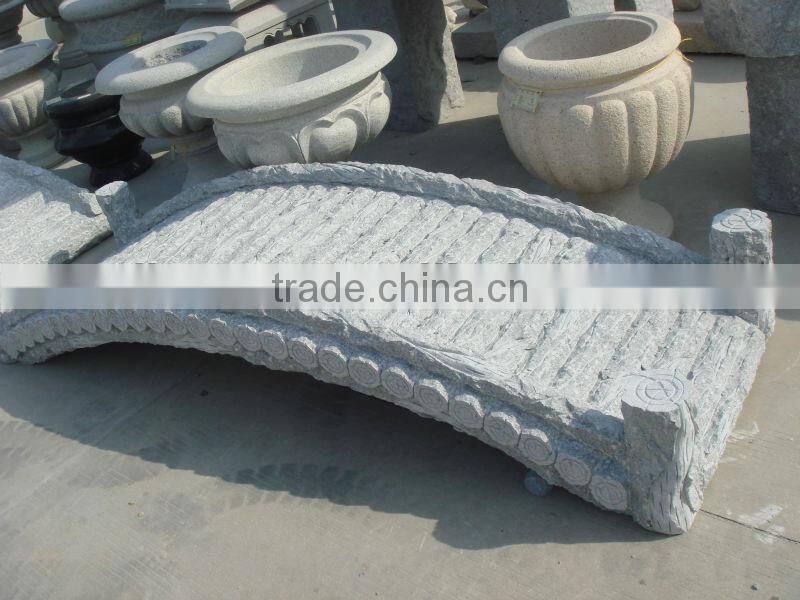 Chinese light grey granite G603 flower pot