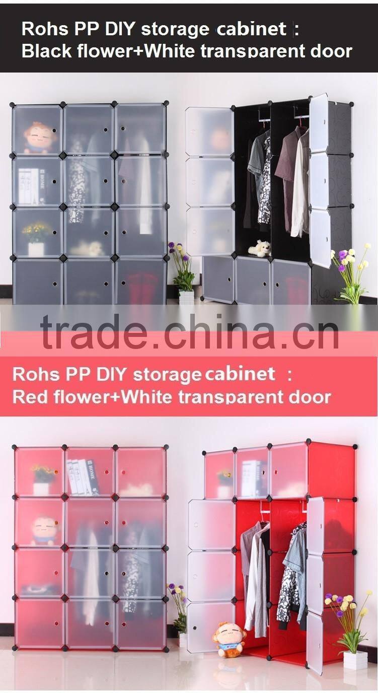 Solid color combination cabinet