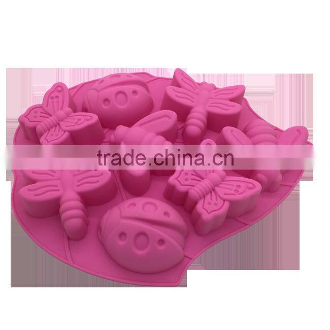 Different Insect Shapes Silicone Cake Moulds,High-Quality Silicone Cake molds