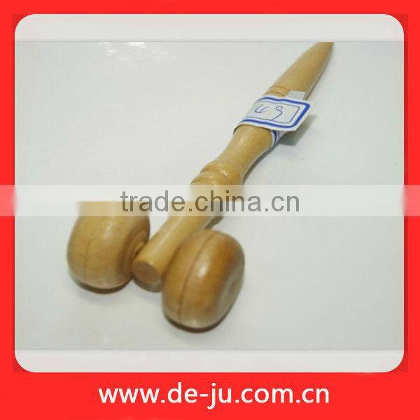 Small Pen Massager Neck Scrubber Wooden Scrub