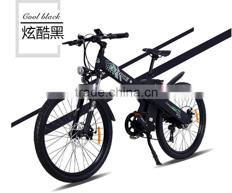 Factory Price 26" Electric Bicycle with Hidden Battery 36V Lithium Battery Aluminium Alloy Electric Bike