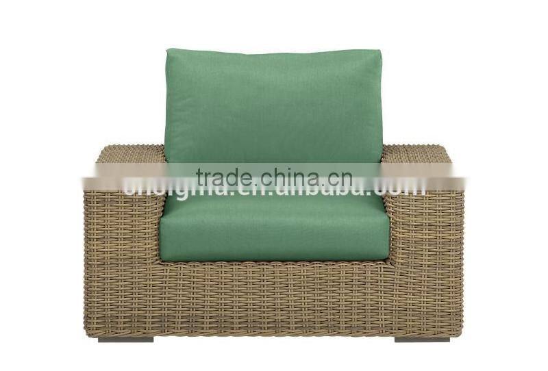 round rattan outdoor furniture single sofa modern sofa seat