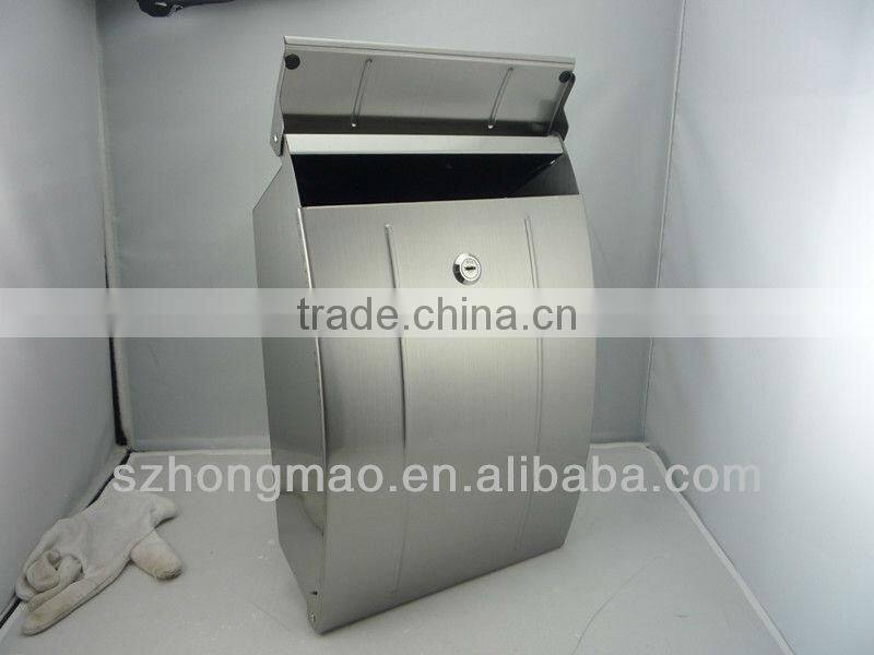 Galvanized steel wall mounted letter box manufacturers