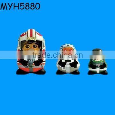 Resin green man game fighter figure