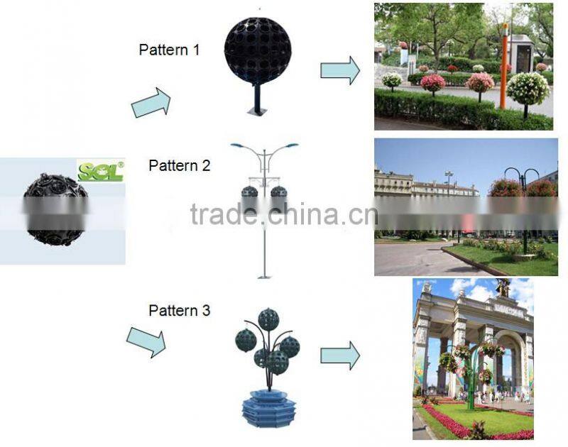 Ball shaped decorative planters pots, Ball shaped pots planters SL-Y060-5