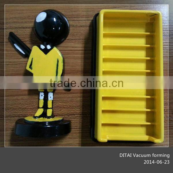 Vacuum forming plastic advertising products