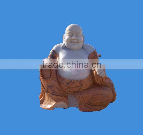 Carved large stone buddha statue in religious crafts