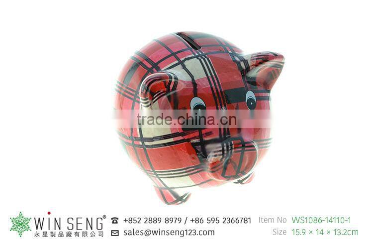 Cute ceramic piggy bank for Kid's gifts