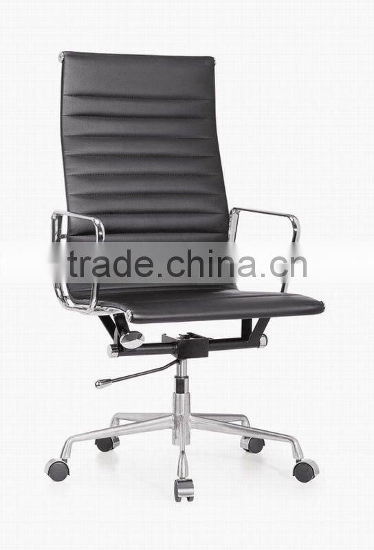 2015 new product hot selling office furniture leather chair stainless steel (EOE)