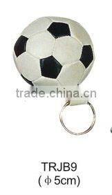 Hot selling soft PVC football keychain