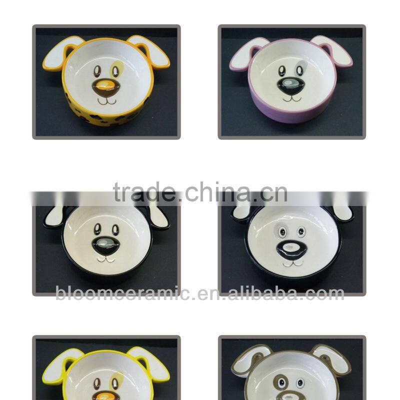 Plain cheap unique dog bowls