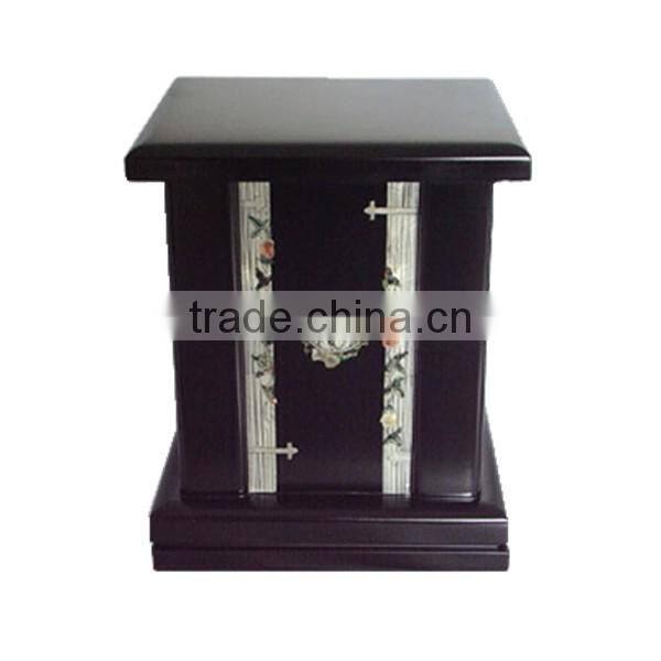 Custom High quality wholesale paulownia wooden funeral urns box