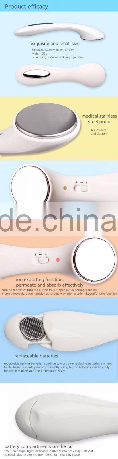 Multifunction Face Facial Cleansing Skin Care Massager Vibration Iontophoresis Cosmetic Instrument lon Import Anti Aging
