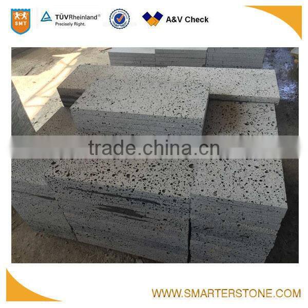 Honed finished wall lava stone for home decor