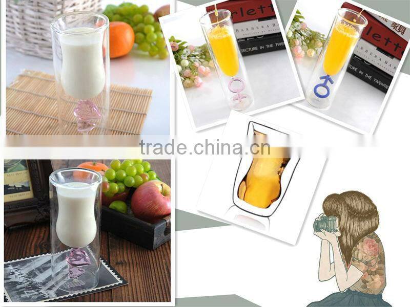 Glassware Double wall glass cups