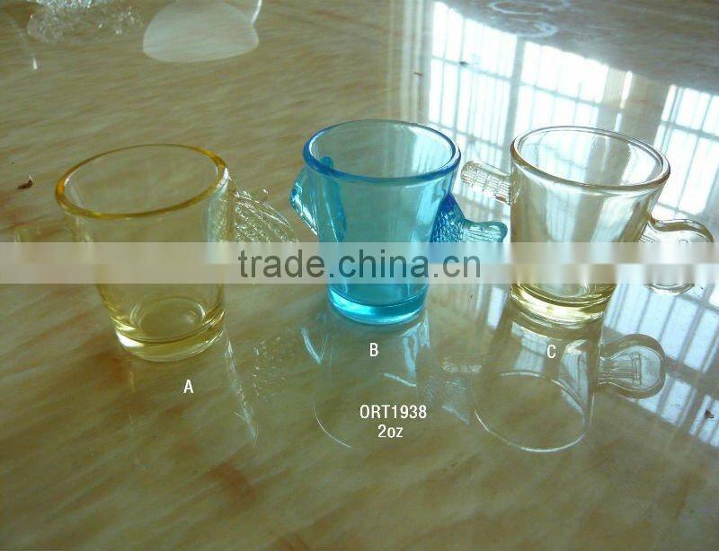 2oz color ice Shot glass