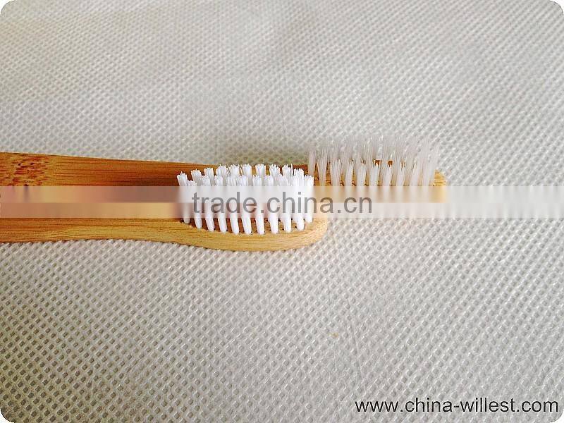 Travel toothbrush, high quality natural bamboo toothbrush