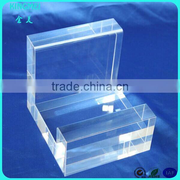 U shape acrylic jewelry display block,crystal wedding ring display block