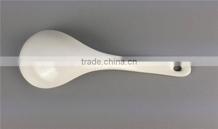 Melamine flower printing big plastic soup spoon serving spoon