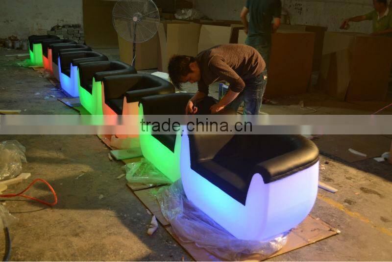 high quality led light sofa