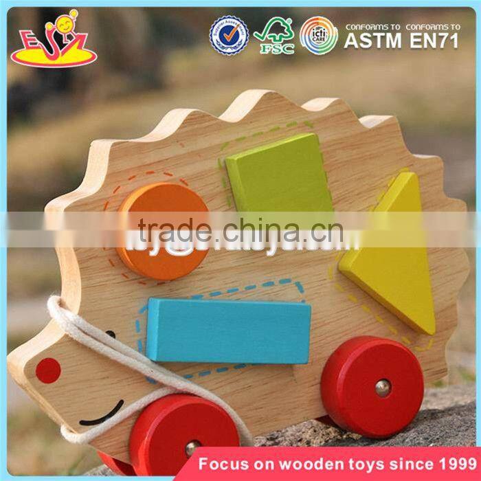 wholesale children animal toys wooden magnetic blocks top fashion kids wooden magnetic blocks W05B133