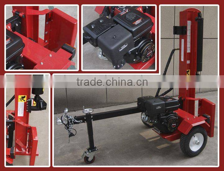 Italy style high capacity Honda gas engine with CE approved industrial size log splitter with diesel power 50ton