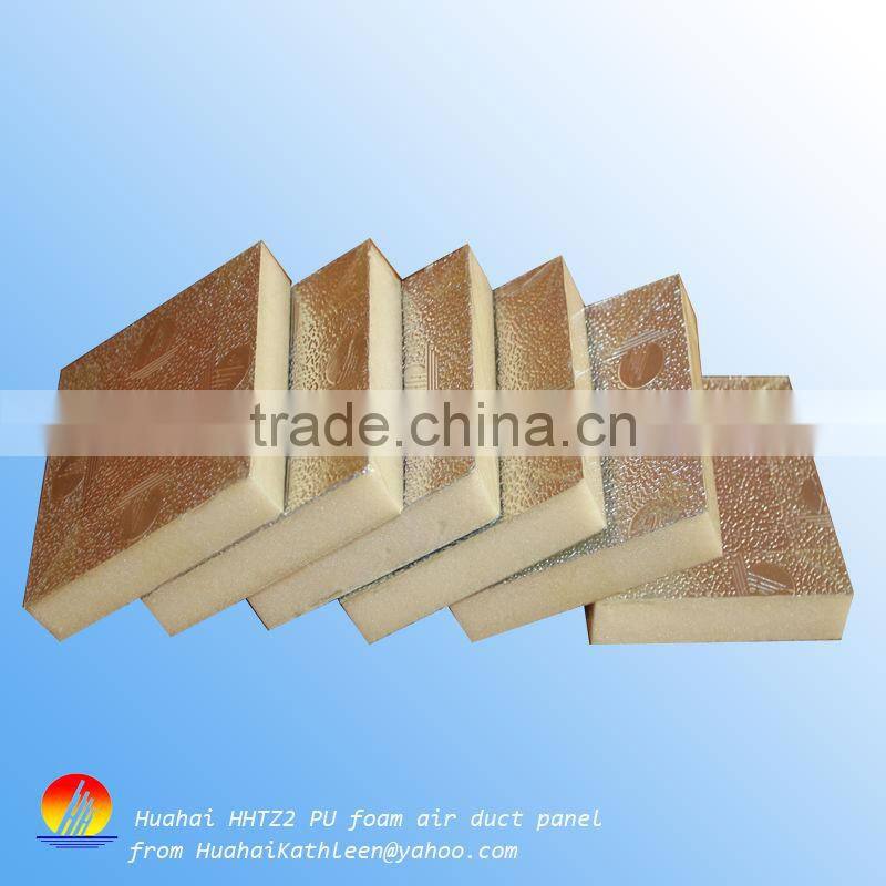 PIR foam / PU foam /Phenolic foam sandwich Air Duct board