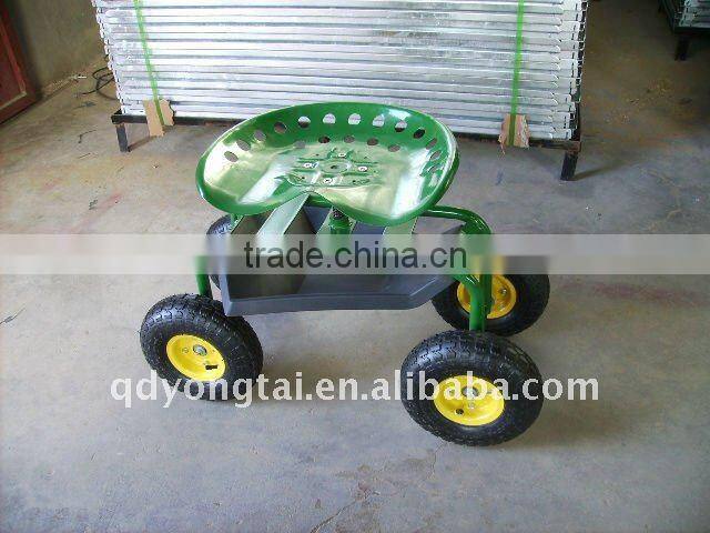 Supply Rolling Garden Seat Cart TC1852