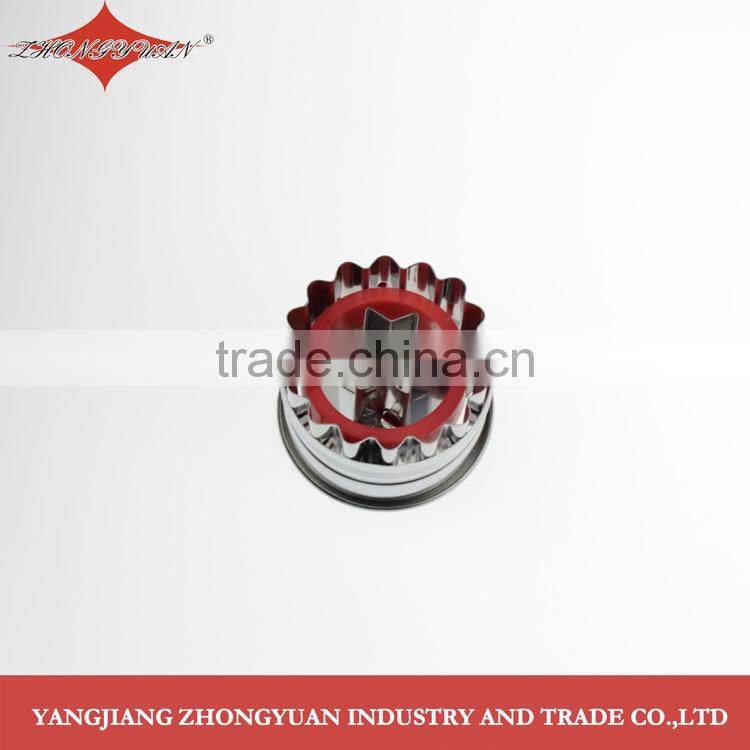 2 pc set of stainless steel different shape cookie cutter lovely style