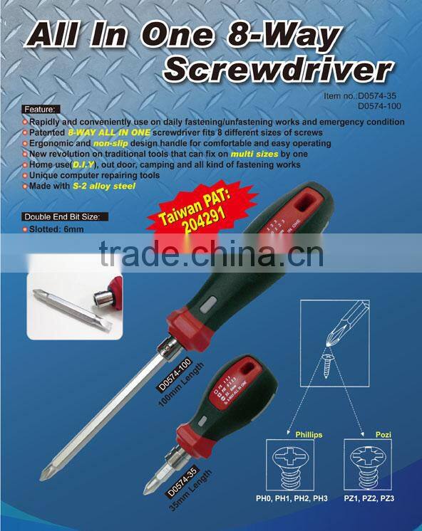 All In One 8-Way Screwdriver