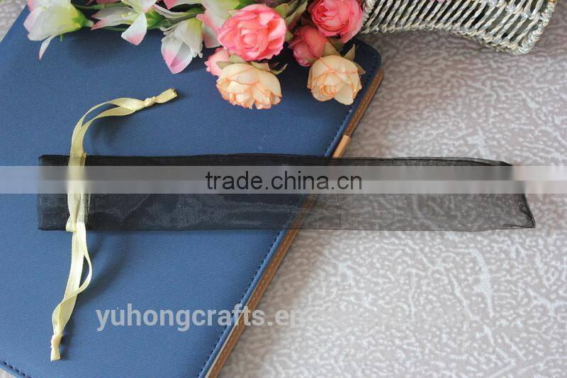Promotional hand fan organza bag